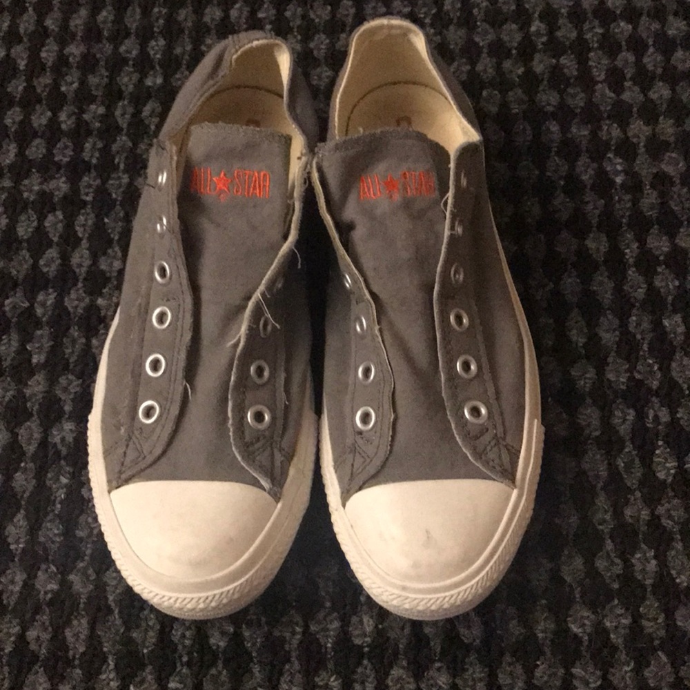 Grey Slip On Converse